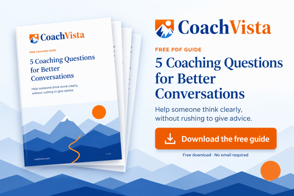 5 Coaching Questions for Better Conversations Free Guide